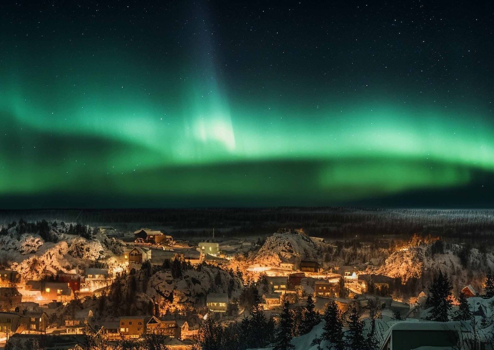 Nordlys over Lapland