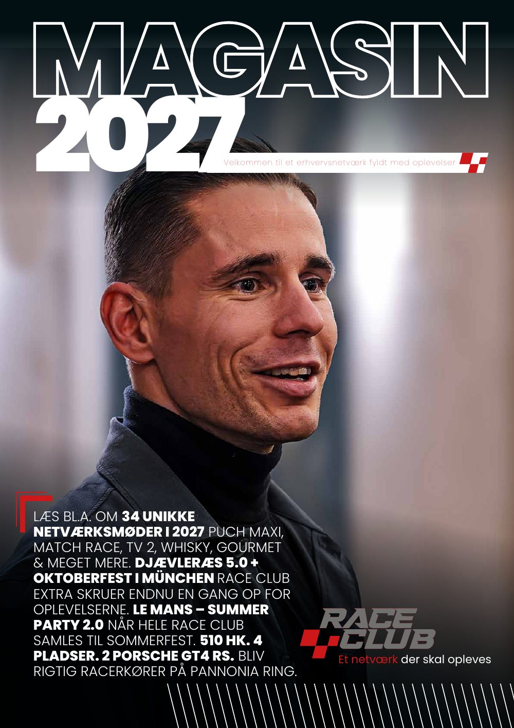 Forsiden af Race Club Magasin 2027